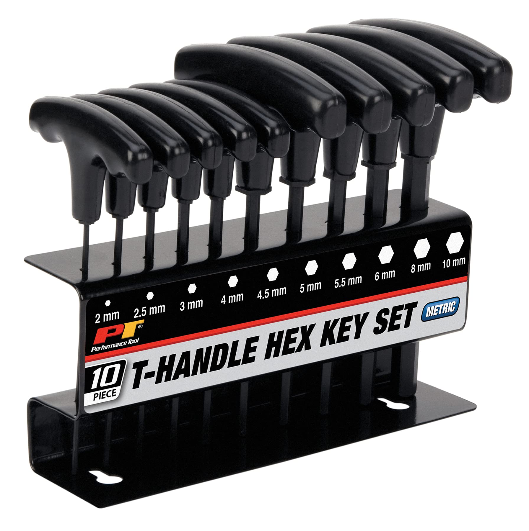 Picture of Brighton Best 529356 Metal Stand-T Handle Inch (No Keys) Hex Key Sets Alloy 8650 (U.S.A.)